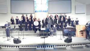 Robert with the Parkview Baptist Choir